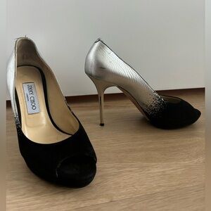 Jimmy Choo Jennica Ombré Peep Toe Pumps